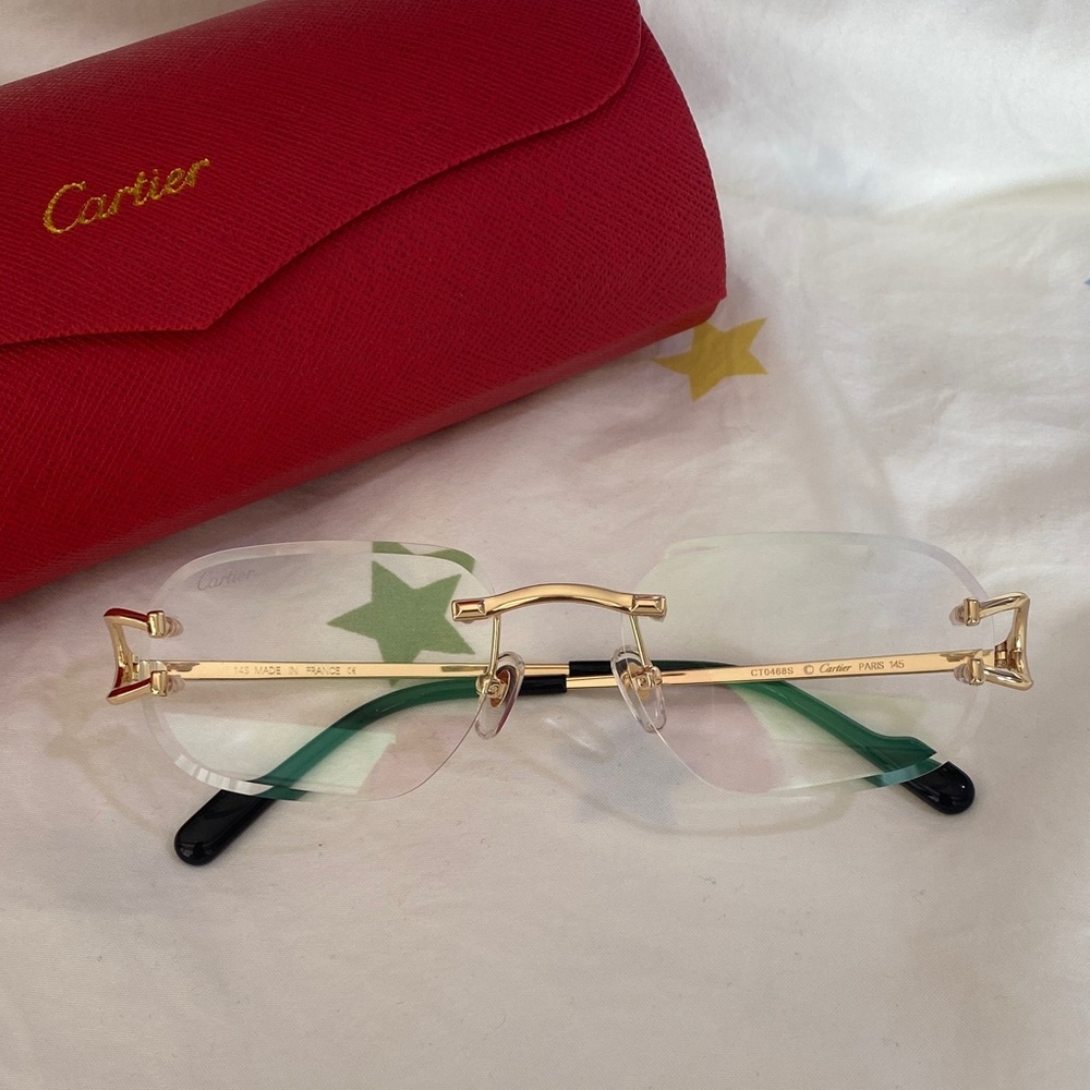 Cartier Rimless Fashion Glasses